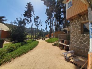 Complejo de cabañas en el Tabo