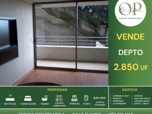 Se Vende Depto 1h1b Bicentenario 2, Centro de Viña del mar