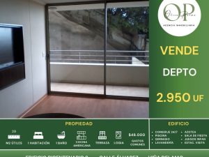 Se Vende Depto 1h1b Bicentenario 2, Centro de Viña del mar