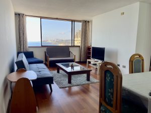 Departamento amoblado en Viña del Mar, hermosa vista al mar.