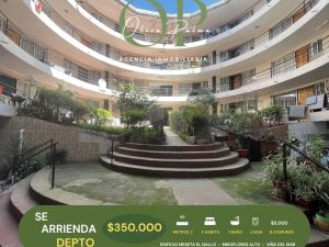 Se arrienda Depto 2h1b, Meseta el Gallo, Miraflores Alto, Viña del Mar