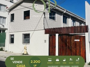 Se Vende Casa 2h1b+oficina, Cerro Ohiggins, Valparaíso