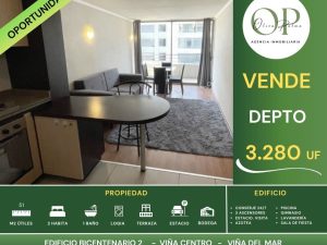 Se Vende Depto 2h1b+b+E, Bicentenario 2, Viña del mar