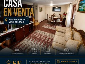 Casa 3D-1B-2E Miraflores Alto, Viña del Mar